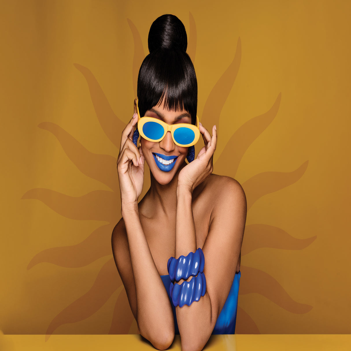 Sleek Style Bun And Bang