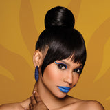 Sleek Style Bun And Bang