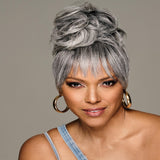 Sleek Style Bun And Bang