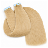 Tape In Remy Human  Hair Extensions Grade 8A  Colour # 613