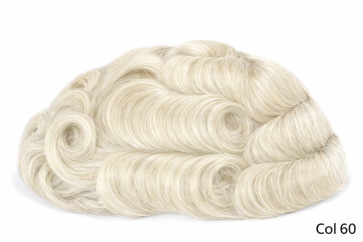 Toupees/Hairpiece, WNE-301, Mono in Center with Poly Coating around. Size( 6"x8")