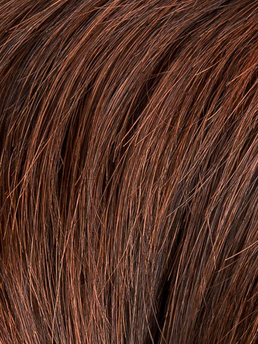 AUBURN ROOTED 33.130.4 | Dark Auburn, Deep Copper Brown, and Darkest Brown Blend with Shaded Roots