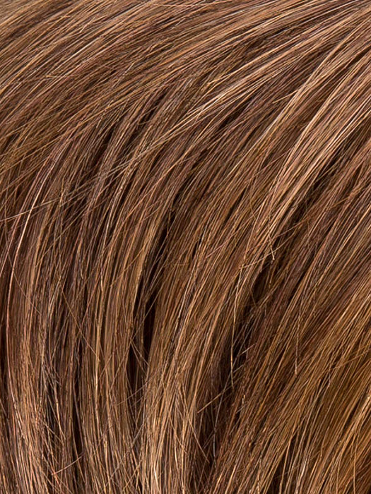 MOCCA ROOTED 830.27.12 | Medium Brown Blended with Light Auburn and Dark Strawberry Blonde with Lightest Brown Blend and Shaded Roots