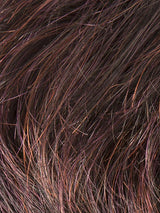 AUBERGINE MIX 133.131.2 | Darkest Brown with hints of Plum at base and Bright Cherry Red and Dark Burgundy Highlights