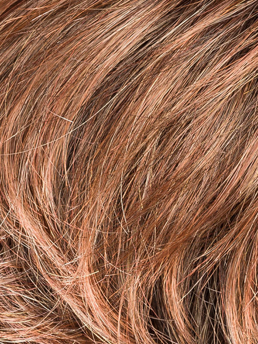 HAZELNUT ROOTED 830.27.31 | Medium Brown blended with Light Auburn, Dark Strawberry Blonde and Light Reddish Auburn Blend with Shaded Roots