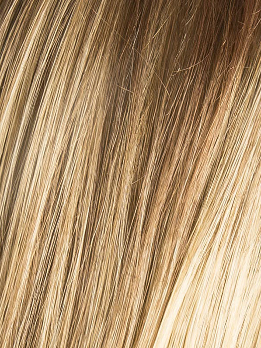 LIGHT BERNSTEIN ROOTED 12.27.26 | Lightest Brown and Dark Strawberry Blonde with Light Golden Blonde Blend and Shaded Roots