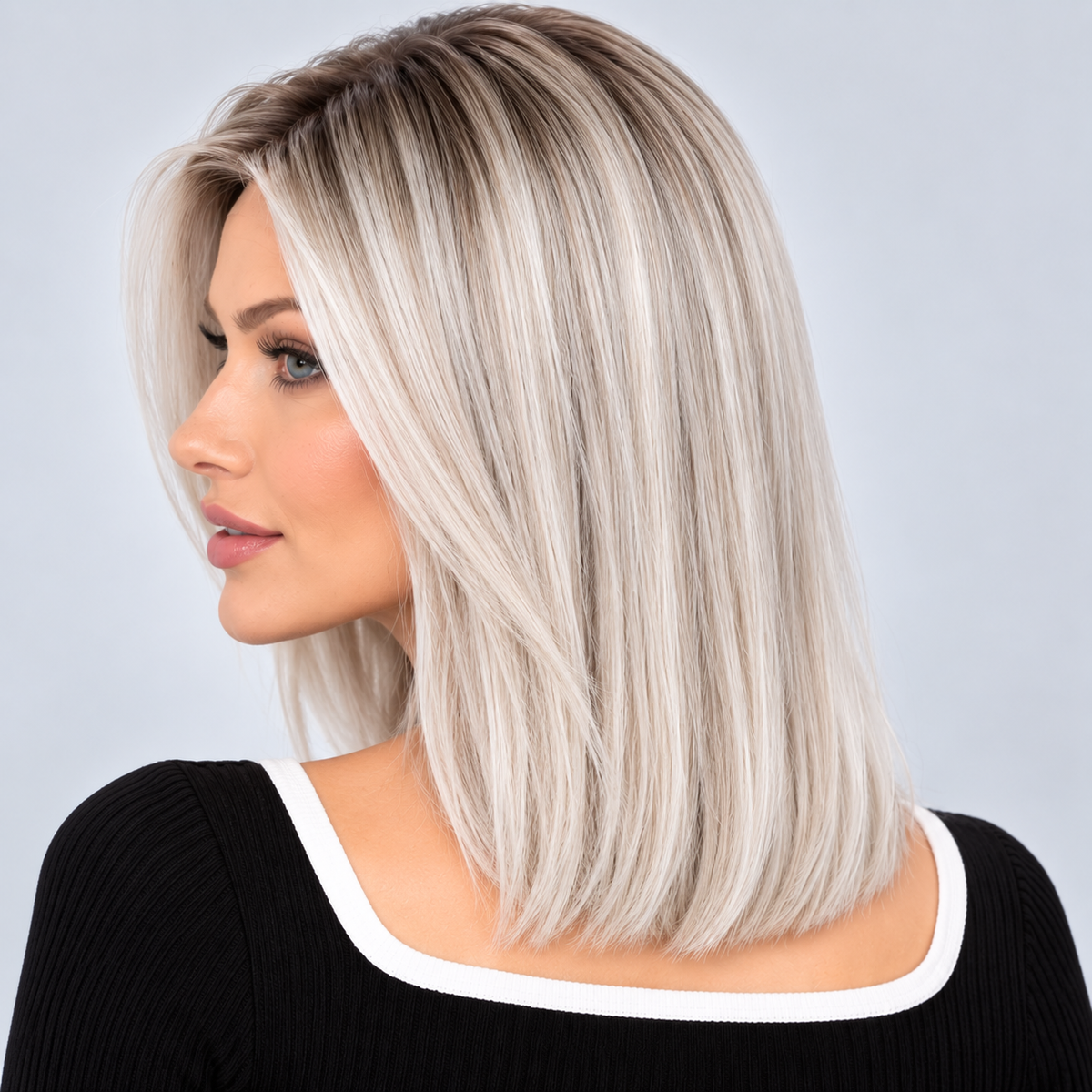 Zora – 10” Virgin Human Hair Swiss Lace Front Wig