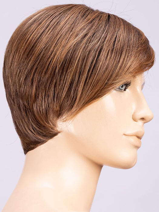 CHOCOLATE ROOTED 830.27.6 | Medium to Dark Brown base with Light Reddish Brown Highlights and Dark Roots