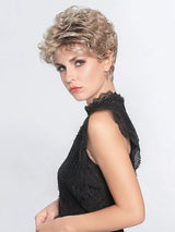 LOUISE by ELLEN WILLE in CHAMPAGNE ROOTED 22.16.25 | Light Beige Blonde, Medium Honey Blonde, and Platinum Blonde Blend with Dark Roots