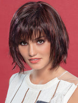 CHANGE by ELLEN WILLE in AUBERGINE MIX 131.133.132 | Darkest Brown with hints of Plum at base, Bright Cherry Red and Dark Burgundy Highlights