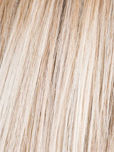 PEARL BLONDE ROOTED 101.20.25 | Pearl Platinum Blended with Light Strawberry Blonde and Lightest Golden Blonde with Shaded Roots