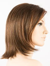 CHOCOLATE ROOTED 6.3 | Medium to Dark Brown base with Light Reddish Brown Highlights and Dark Roots