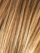 TOBACCO ROOTED 12.26.27 | Medium Brown base with Light Golden Blonde Highlights and Light Auburn Lowlights and Dark Roots