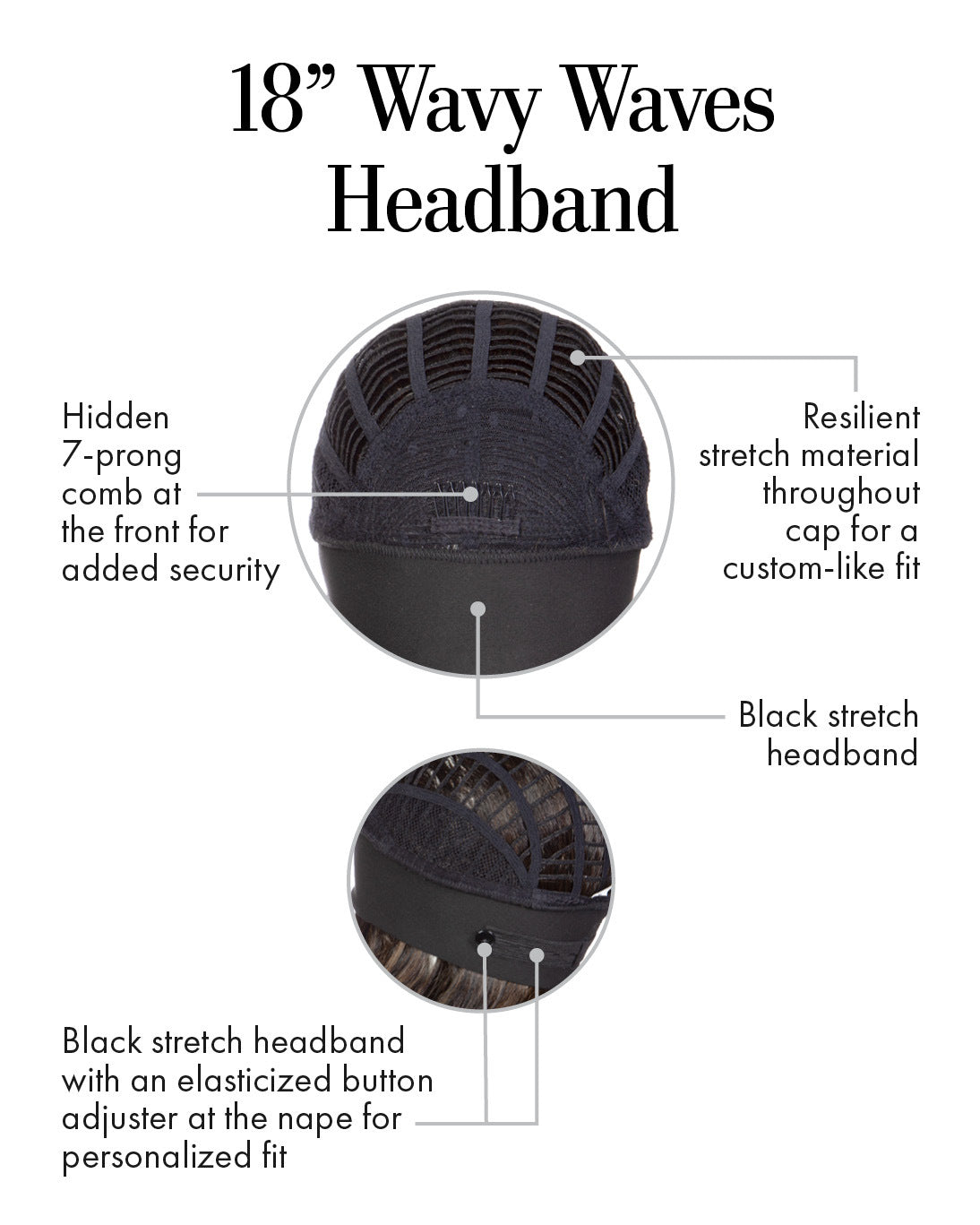 18in Wavy Waves Headb