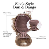 Sleek Style Bun And Bang