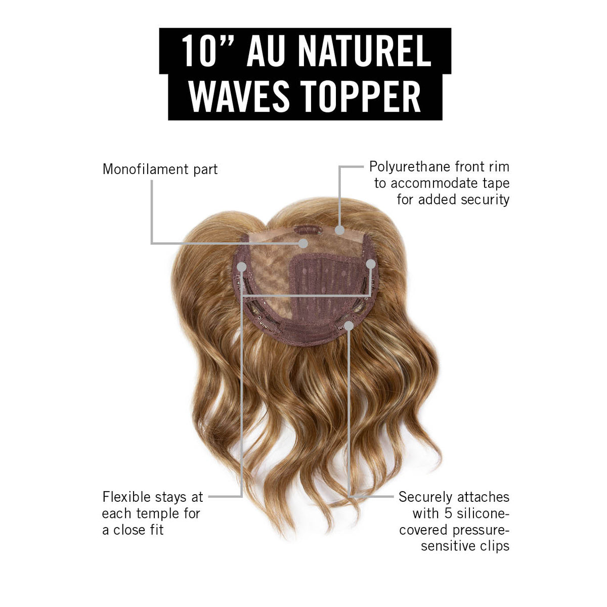 10IN Au Nat Waves Topper TOH
