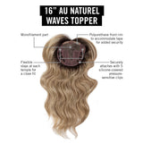 16IN Au Nat Waves Topper TOH