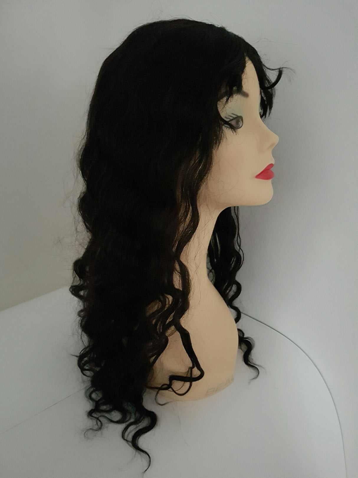 SilkTop GlueLess Wig, Colour Natural Black ( 1B )  CURLY   28" (Inches)