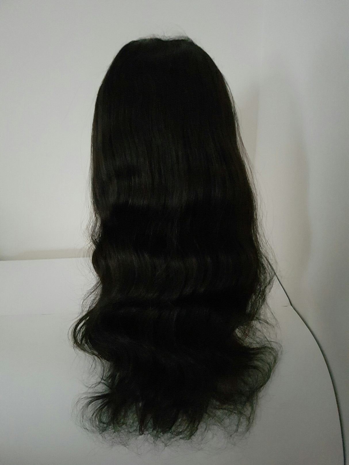 SilkTop GlueLess Wig, Colour Natural Black ( 1B )  BodyWave   28" (Inches)