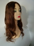 SilkTop GlueLess Wig, Colour Light Brown (# 4).  BodyWave   24" (Inches)
