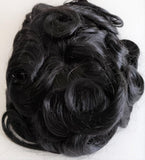 Toupees/Hairpiece, WNE-701, Mono in Centre with 1" clear Poly Around