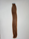Tape In Remy Human  Hair Extensions Grade 8A  Colour # 10  Light Caramel