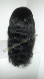 Full (Swiss) Lace Wig BodyWave Natural Black  (1B )