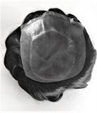Toupees/Hairpiece, WNE-701, Mono in Centre with 1" clear Poly Around
