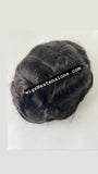Hairpiece, WNE-902, French Lace ( Q6 ) with clear thin skin , 100 % High Quality Remy Human Hair for Men